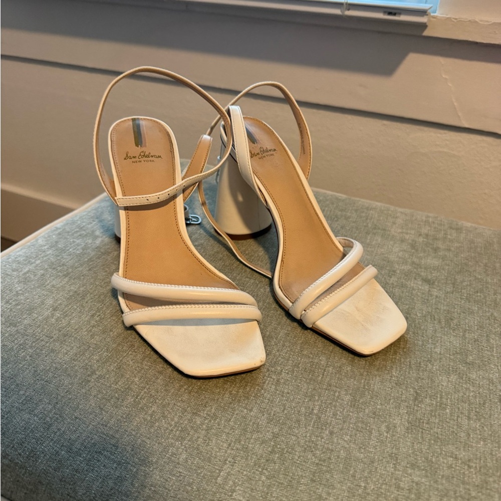 Sam Edelman Heels - white and elegant